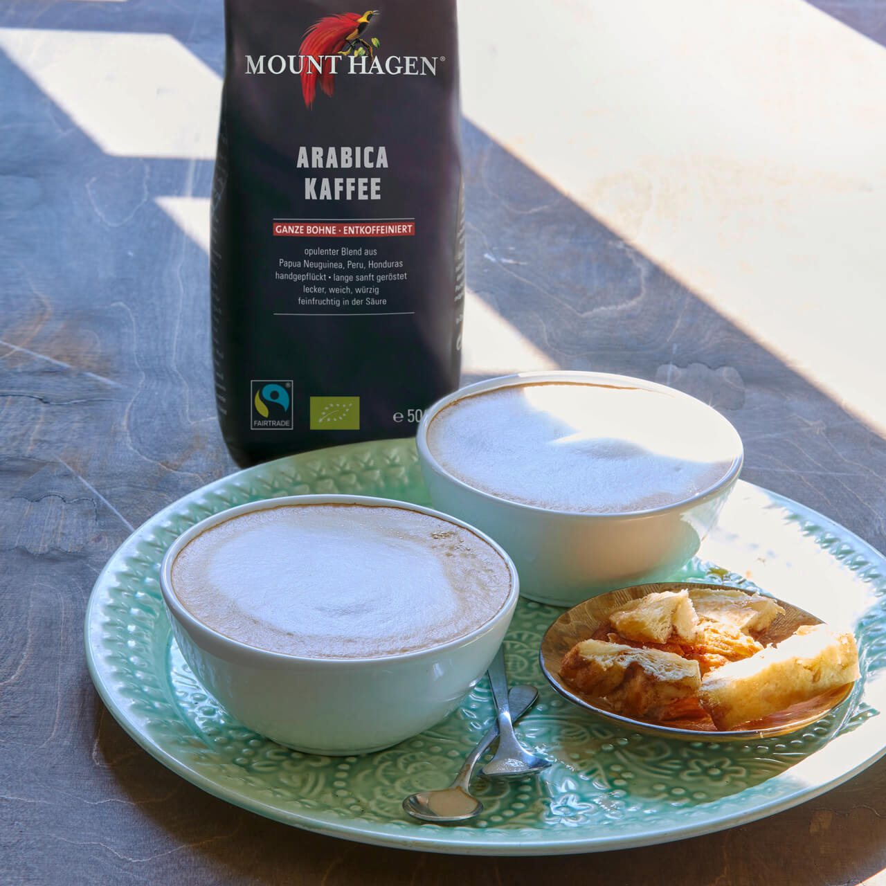 Arabica Blend, 500g, decaf, ganze Bohne, Fairtrade Ökologische Landwirtschaft