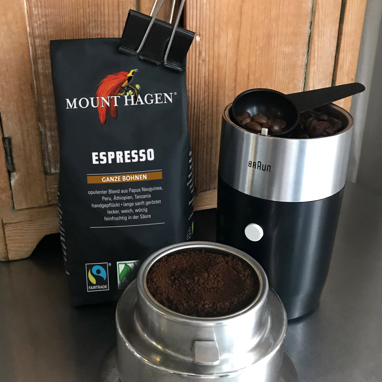 Arabica Blend Espresso - ganze Bohne, 250g